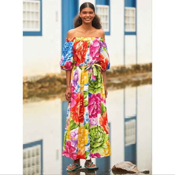 FARM RIO**Rainbow Chita Dress**Sm. New!! - Picture 2 of 7